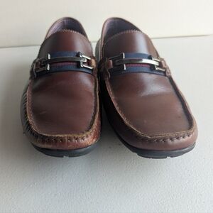 Men's Brown Leather Loafers
